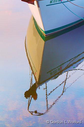 Prow Reflection_10721.jpg - Photographed along the Rideau Canal Waterway near Smiths Falls, Ontario, Canada.
